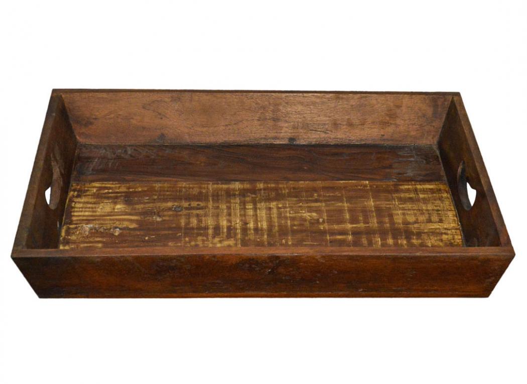 Rustic Design Natural Reclaimed Wood Farmhouse Tray