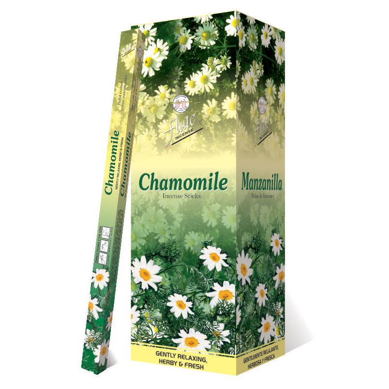 Flute Brand Square -Chamomile- 8 Sticks/Pack -25 Packs/Box - 200 Sticks/Box