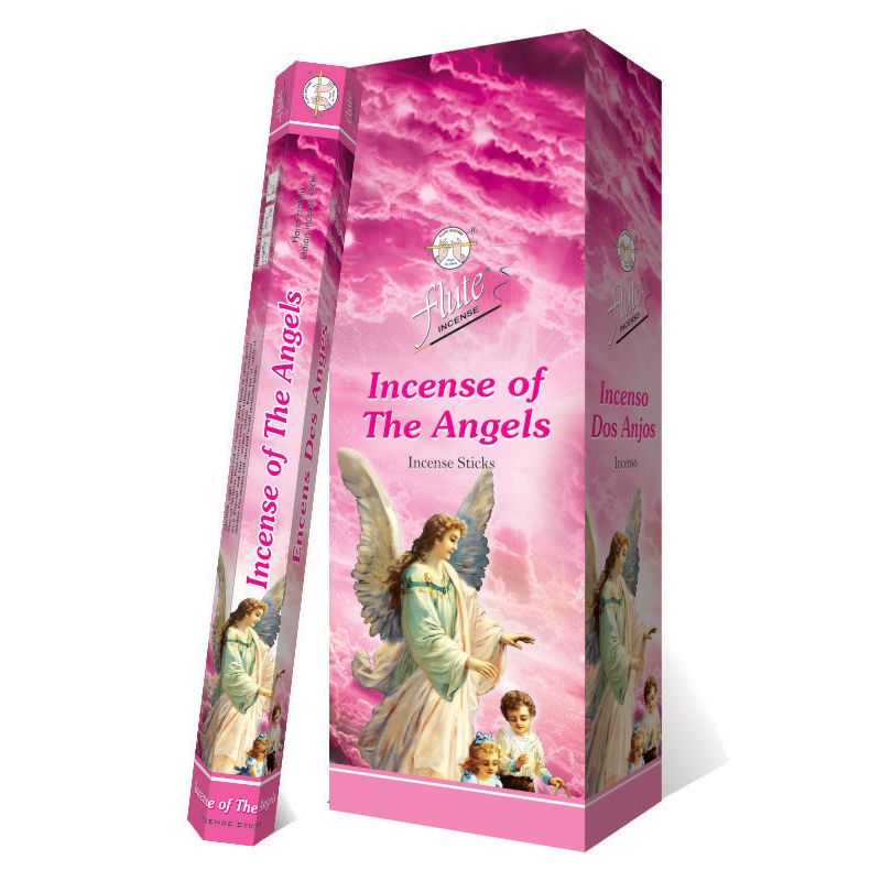 Flute Brand Hexa -Incense of the Angels - 20 Sticks/Hexa Pack - 6 Packs/Box Flute Brand Hexa -Incense of the Angels - 20 Sticks/Hexa Pack - 6 Packs/Box
