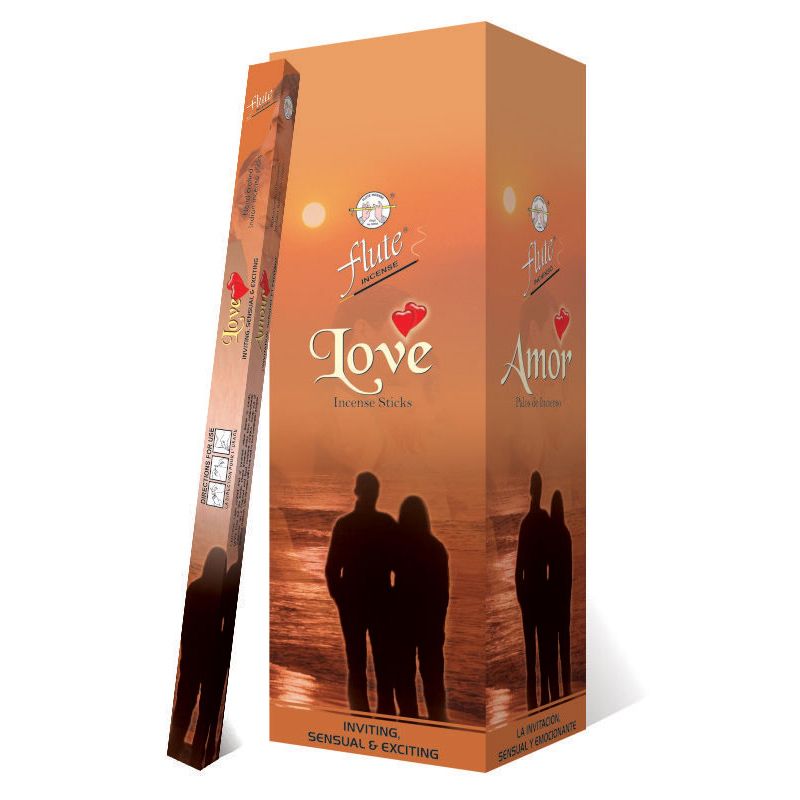 Flute Brand Square - Love - 8 Sticks/Pack -25 Packs/Box - 200 Sticks/Box