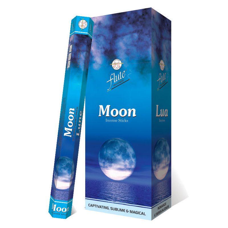 Flute Brand Hexa - Moon - 20 Sticks/Hexa Pack - 6 Packs/Box
