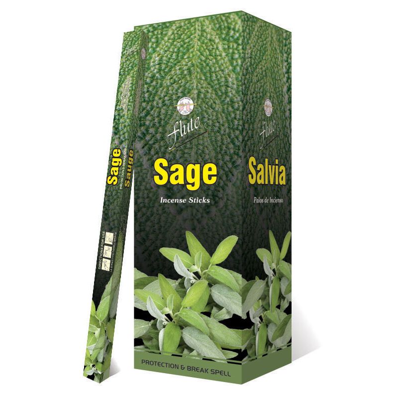 Flute Brand Square - Sage- 8 Sticks/Pack -25 Packs/Box - 200 Sticks/Box Flute Brand Square - Sage- 8 Sticks/Pack -25 Packs/Box - 200 Sticks/Box