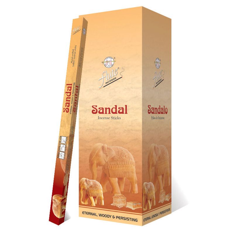 Flute Brand Square - Sandal - 8 Sticks/Pack -25 Packs/Box - 200 Sticks/Box