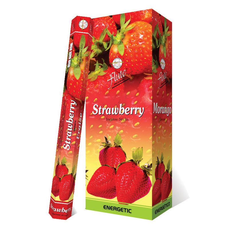 Flute Brand Hexa - Strawberry - 20 Sticks/Hexa Pack - 6 Packs/Box Flute Brand Hexa - Strawberry - 20 Sticks/Hexa Pack - 6 Packs/Box