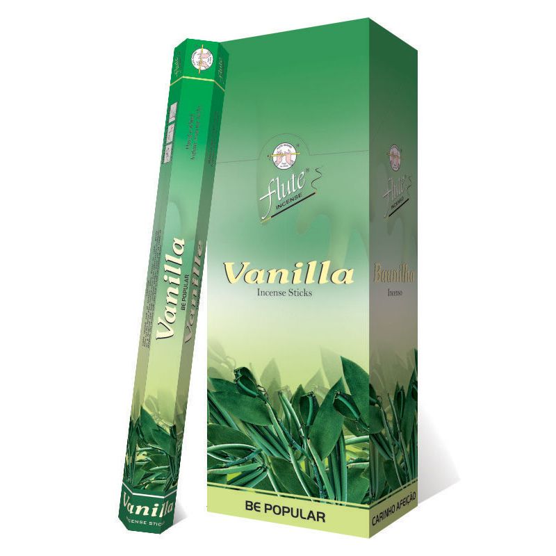 Flute Brand Hexa - Vanilla - 20 Sticks/Hexa Pack - 6 Packs/Box