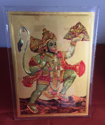 Acrylic Photo Frame of Hanumanji - 7.7"