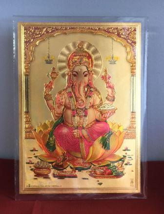 Acrylic Photo Frame of Lord Ganesha - 7.7"
