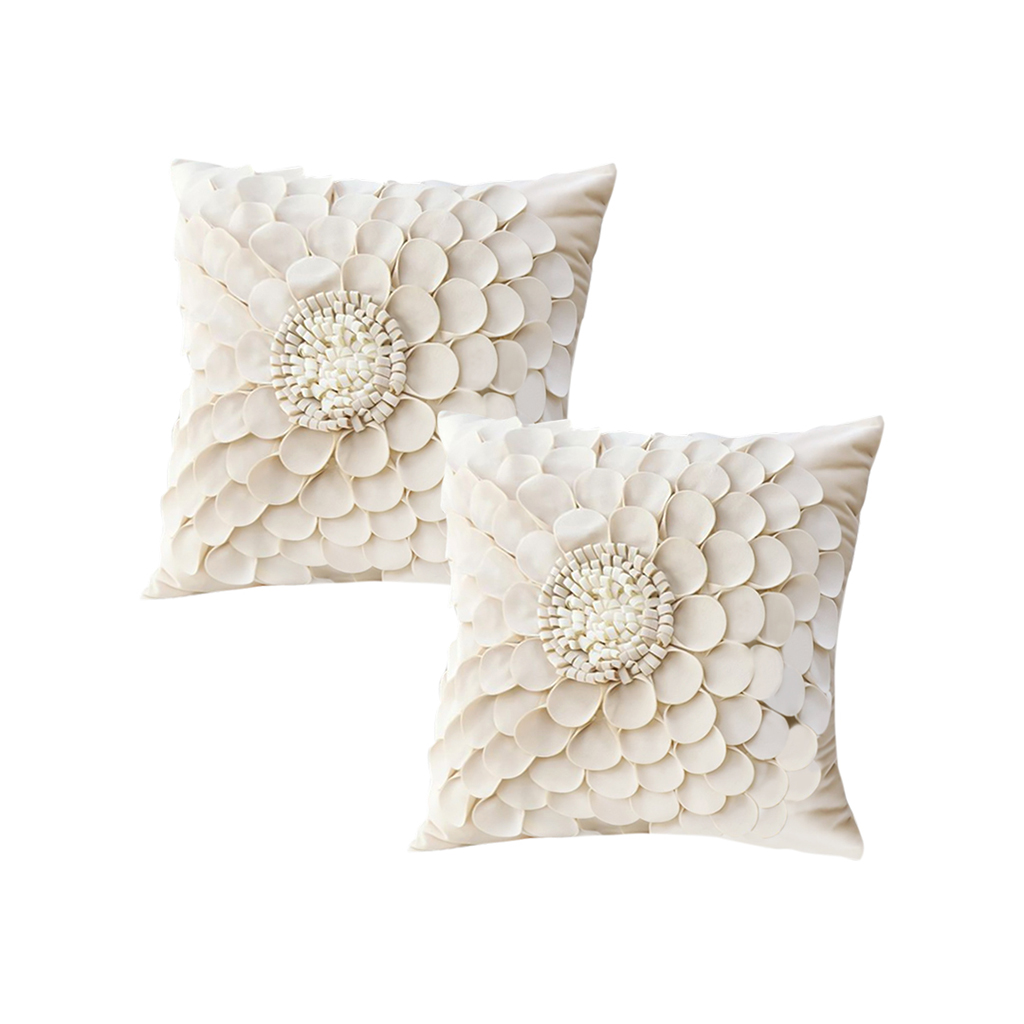 SOGA 2X 45cm Pillow Sunflower Cover 100% Cotton Covers Throw Pillow SOGA 2X 45cm Pillow Sunflower Cover 100% Cotton Covers Throw Pillow