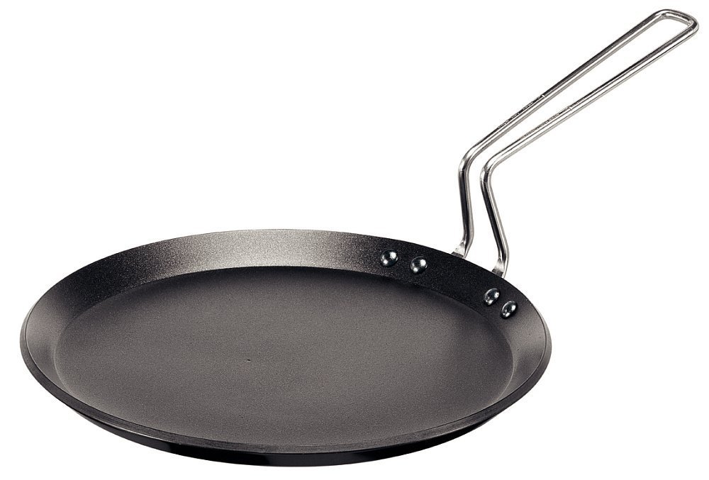 Futura Q45 Non-Stick Griddle, 10" With Stainless Steel Handle, Black