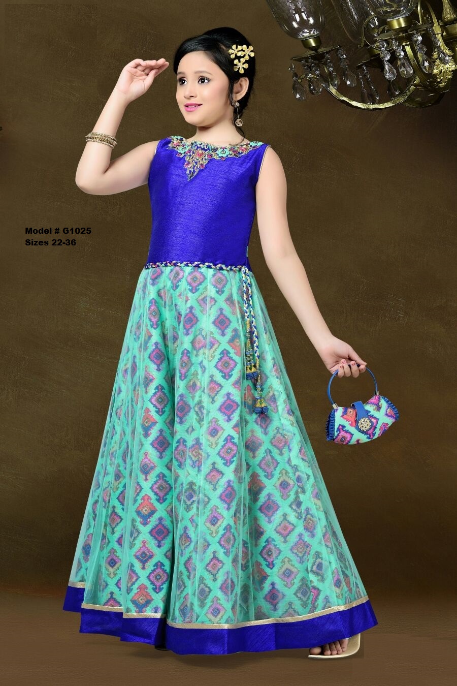 long ethnic gowns online