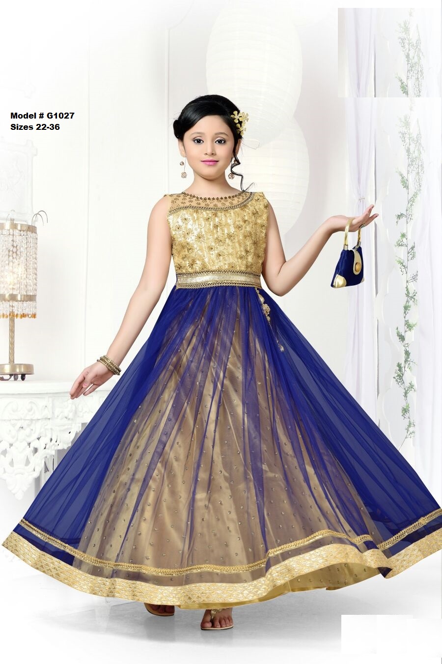 Nifty Turquoise Gold Leaf Boota Print Dress – Indianvirasat
