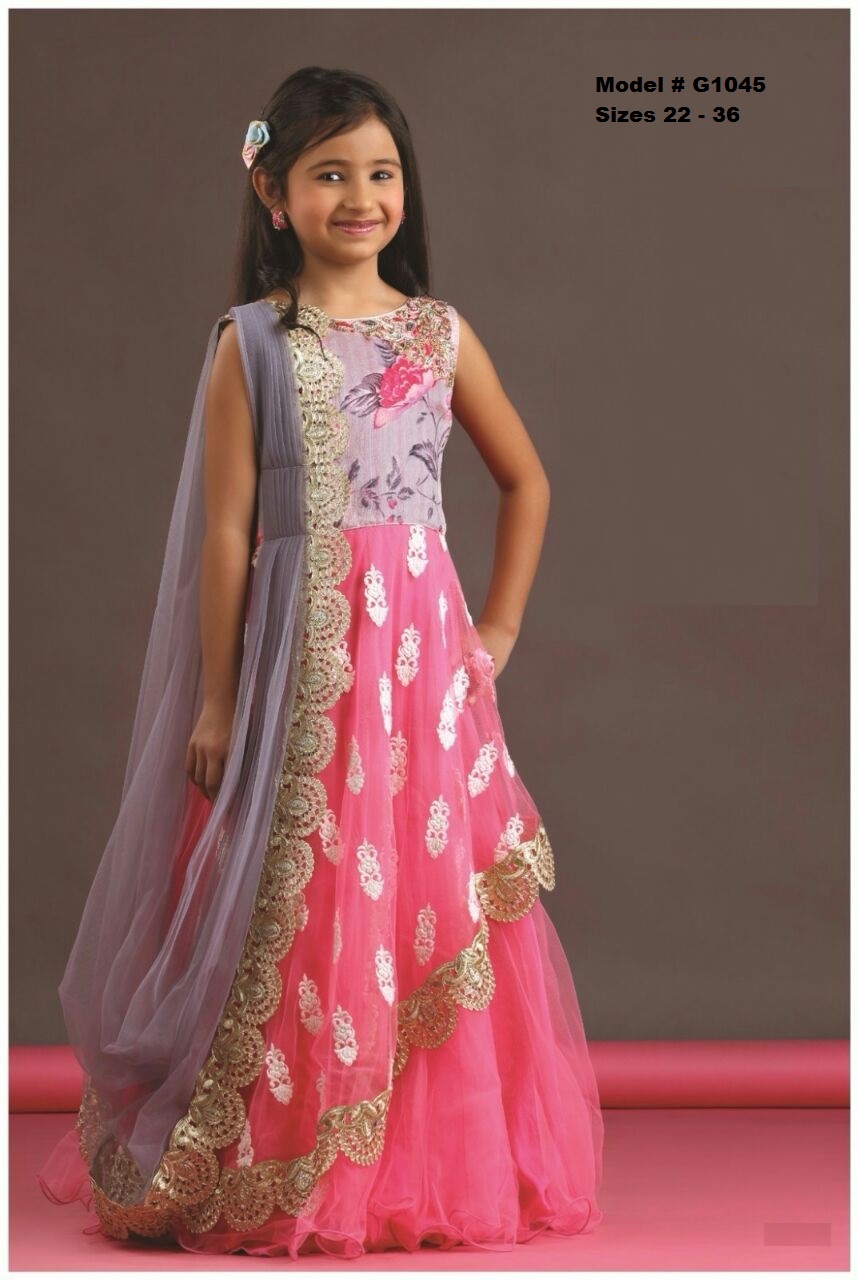 Long Indian Dress With Frill Mirror Hand Work Daman – www.soosi.co.in