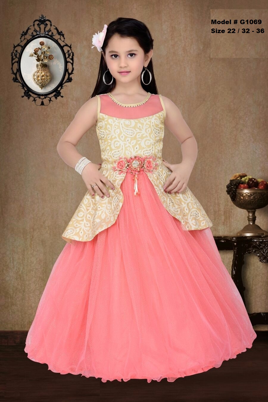 long girls gown