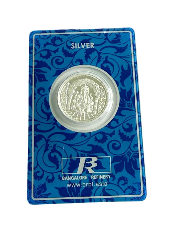 5g 999 Pure Silver Indian Coins-BRPL