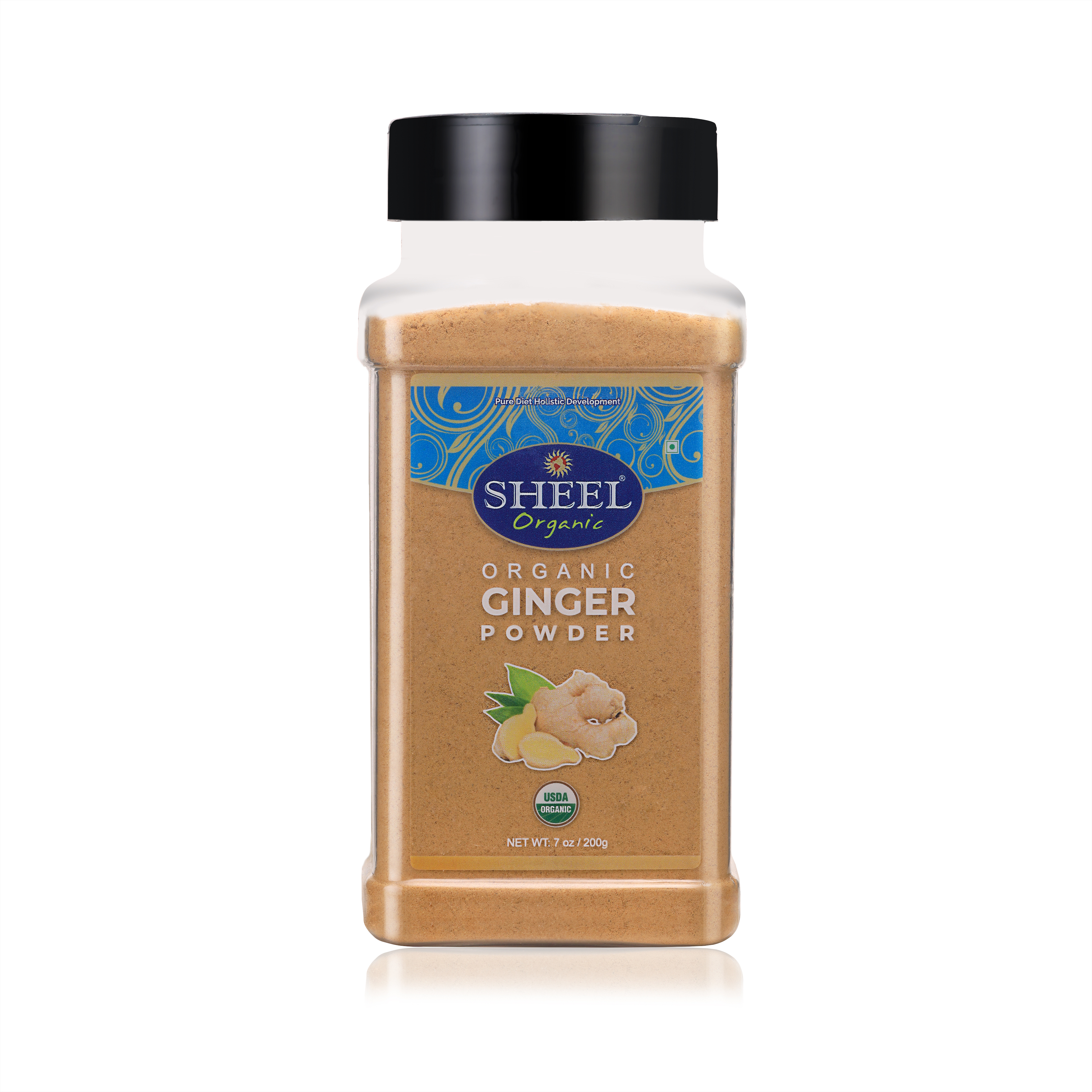 Sheel Organic Ginger Powder - 7 oz / 200g