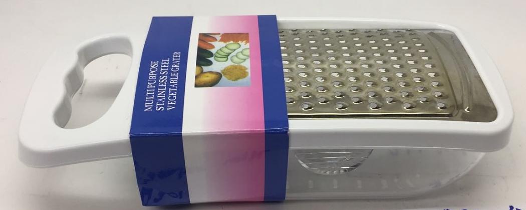 Grater with Mess Free Catch Bowl & Handle