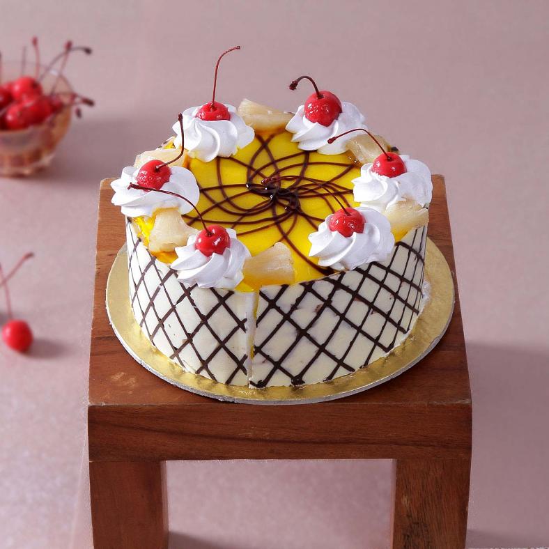 Choco Pineapple Cuddle Cake | Order Cakes Online- Levanilla ::