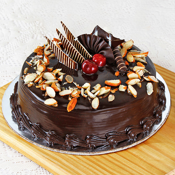 Choco Rose Delight Designer Cake- Half Kg – Simla Sweets
