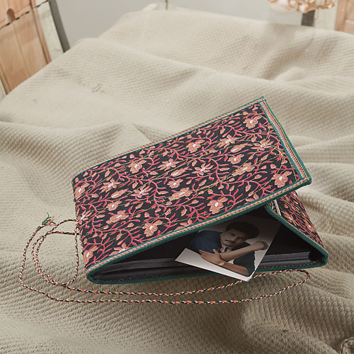 Nature Inspired Handmade Paper Photo Album 13, INDIAN ART & CRAFTS 22609 Buy Online