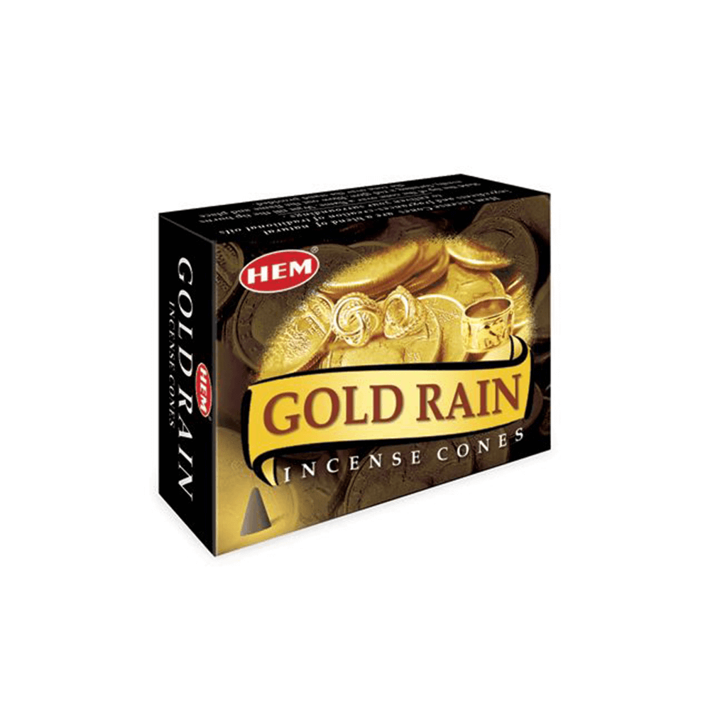 Hem Cone Gold Rain (Pack of 12)