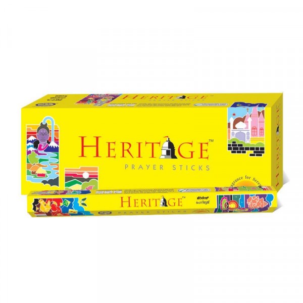 Puja Agarbatti, Heritage Incense Sticks - 20 Sticks/Pack - 6 Packs/Box