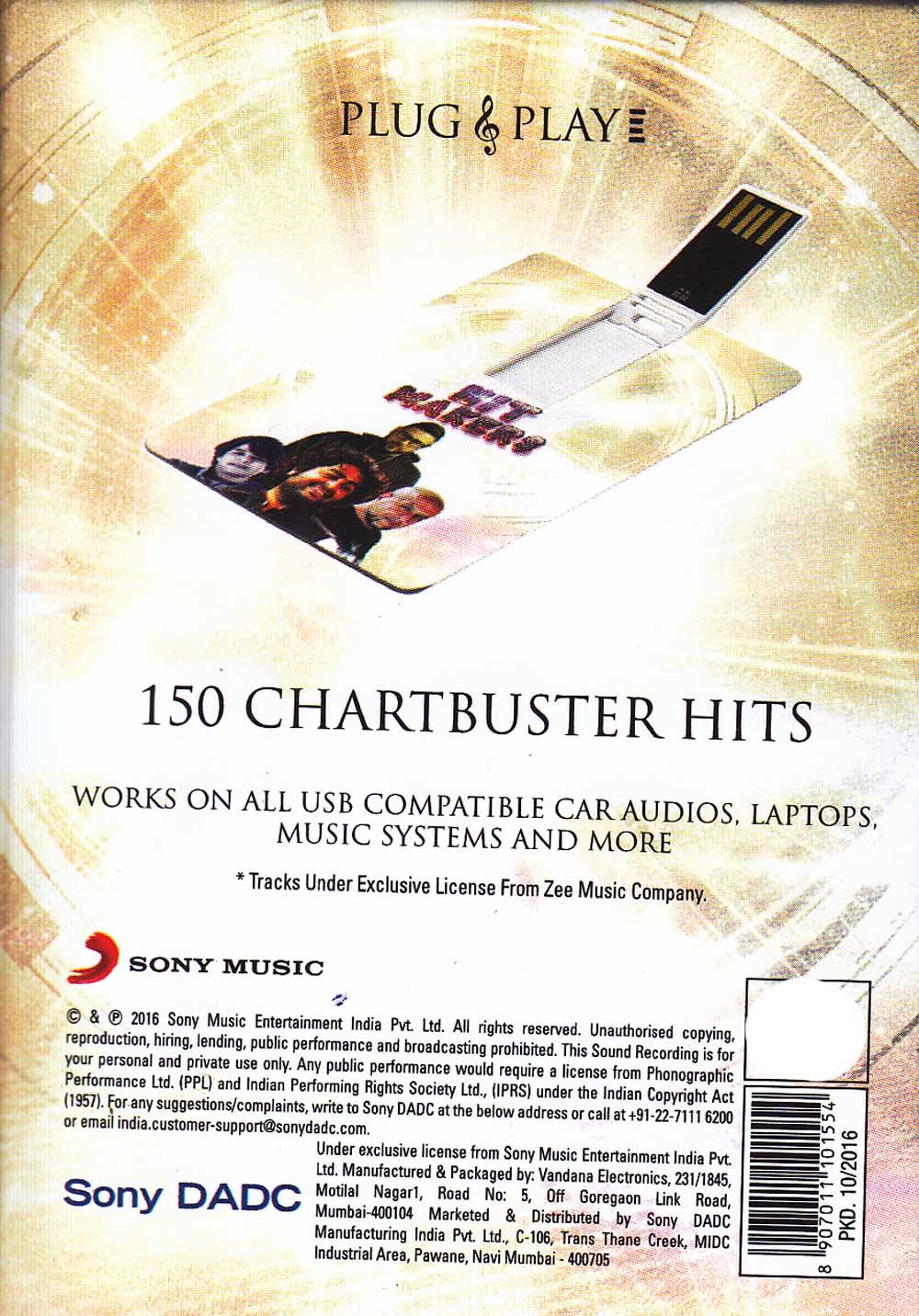 Hit Makers Hindi Songs Flashdrive (Arijit Singh, Badshah etc) Hit Makers Hindi Songs Flashdrive (Arijit Singh, Badshah etc)