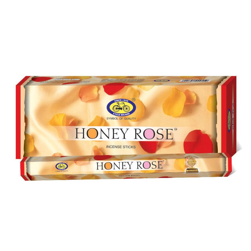 Cycle Brand Honey Rose Incense Sticks - 20 Stick/Pack - 6 Pack/Box Cycle Brand Honey Rose Incense Sticks - 20 Stick/Pack - 6 Pack/Box
