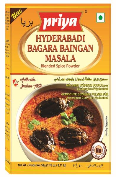 Priya Hyderabadi Bagara Baingan Masala - 50g