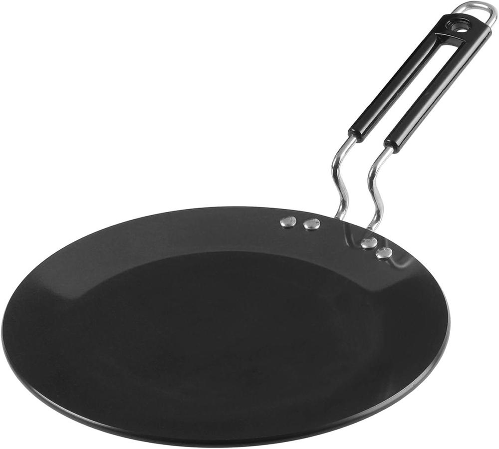 Vinod Cookware Pearl Hard Anodised Induction Friendly Concave Tawa, 25Cm Vinod Cookware Pearl Hard Anodised Induction Friendly Concave Tawa, 25Cm