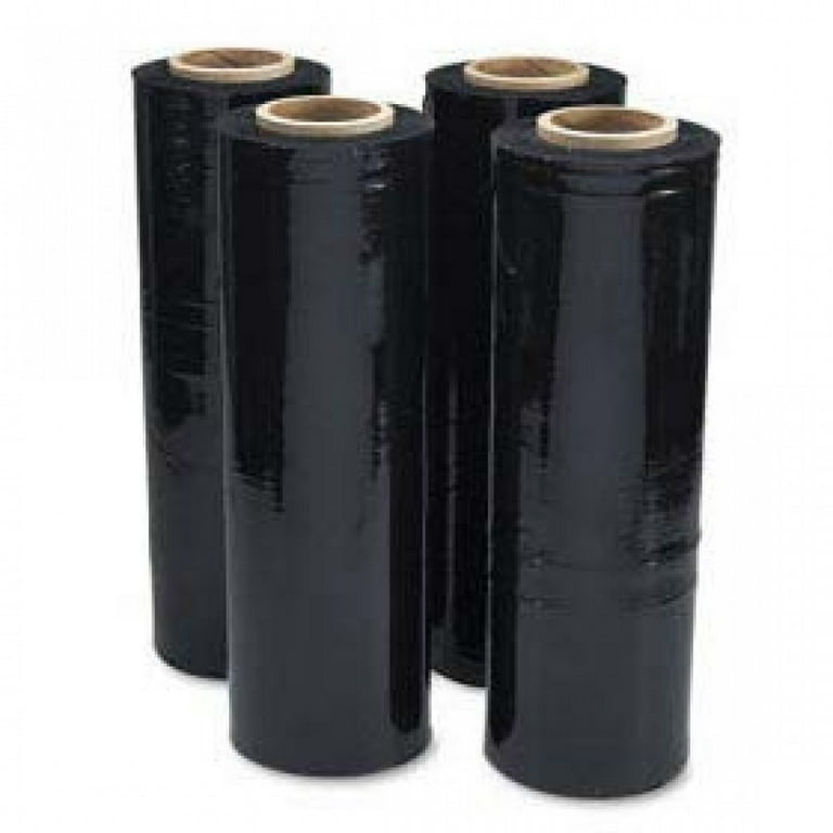 Black Shrink Wrap 4 Rolls × 1500 FT