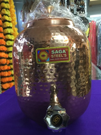 Copper Water Matka / Pot With Tap for Drinking Water
