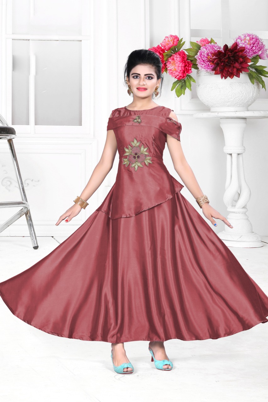 stylish western gown