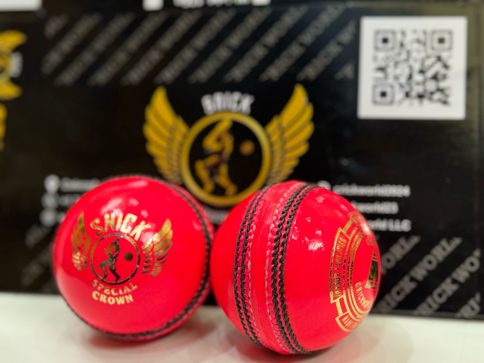 SNICK cricket leather balls HAND STICHED (50-60 overs) - PREMIUM PINK SNICK cricket leather balls HAND STICHED (50-60 overs) - PREMIUM PINK
