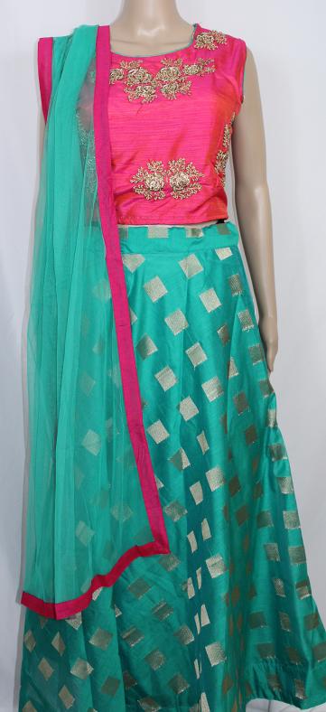 crop top lehenga traditional