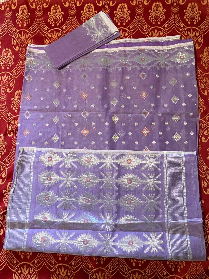 Dhakai Jamdani Saree