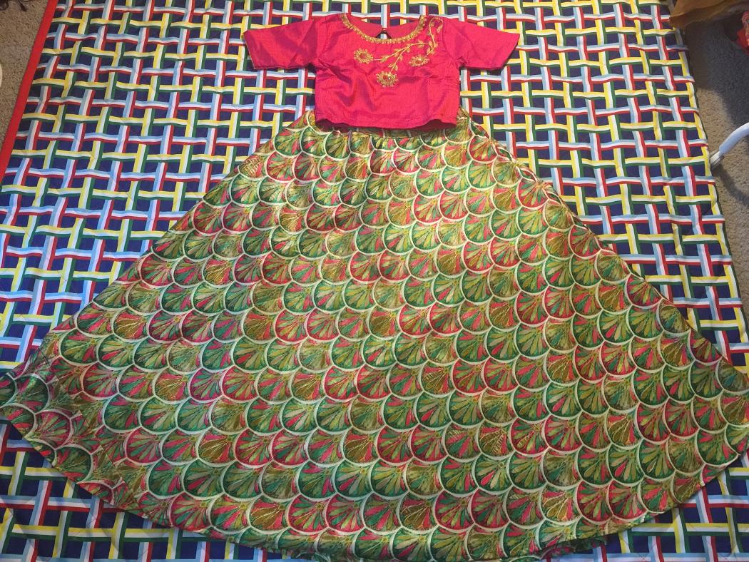 lehenga choli for 9 years old girl