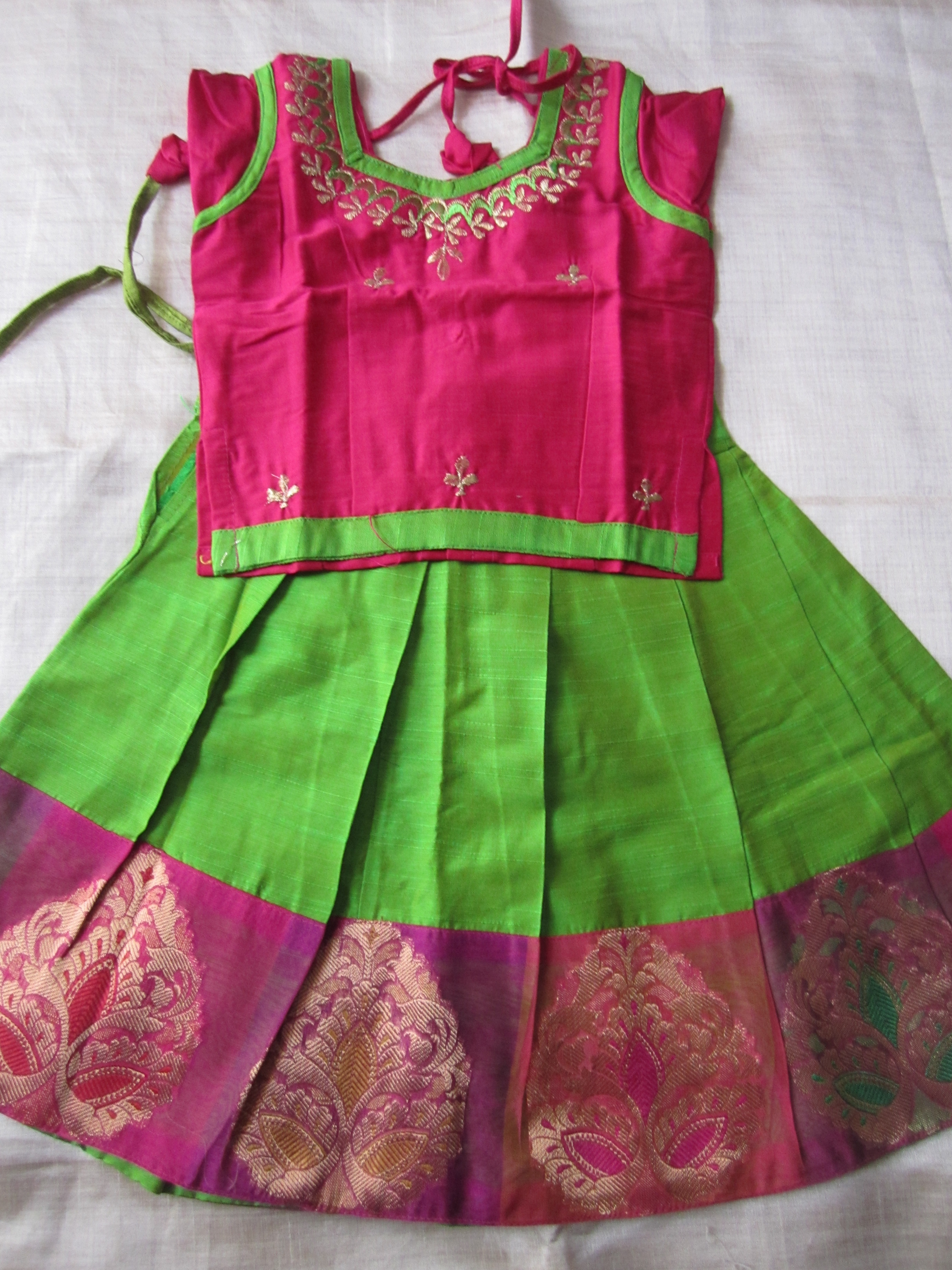 pattu langa for baby girl