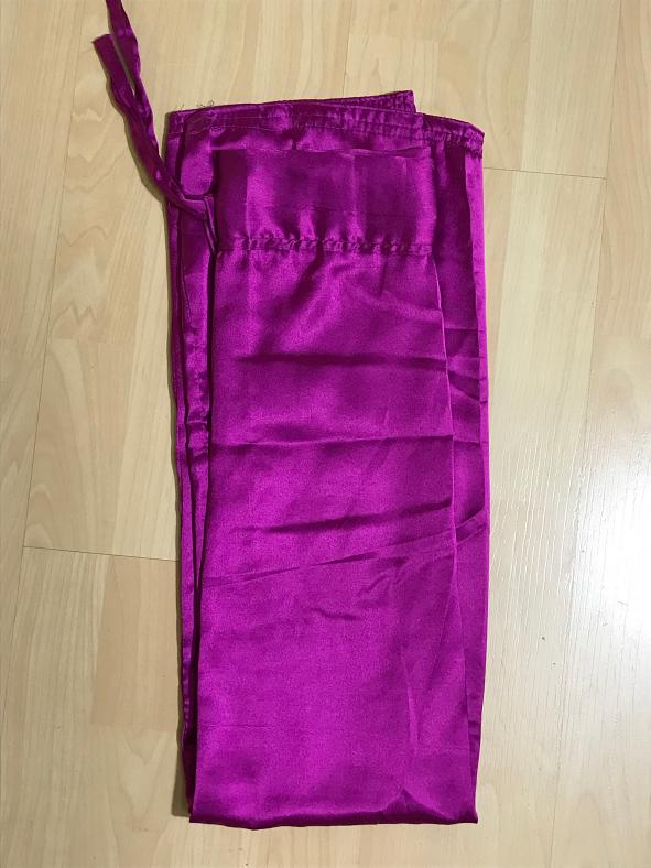 Magenta Satin Petticoat for Sari / Underskirt / Inskirt For Sarees (XXL)