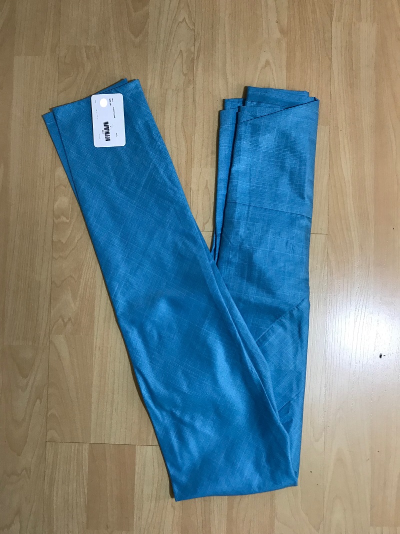 Self Design Blue Cotton Churidar Pants #32012