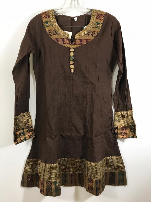 chocolate brown kurti