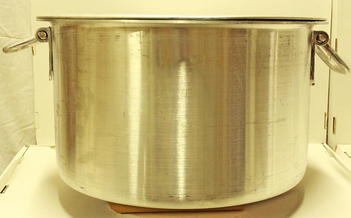 Large Aluminum Cooking Stock Pot (Patila) w/ Lid for Catering