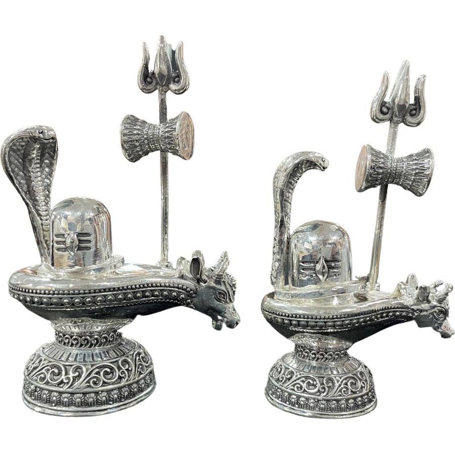 925 Sterling Silver Hallmarked Solid Shiva Lingam idol / Statue / Murti 925 Sterling Silver Hallmarked Solid Shiva Lingam idol / Statue / Murti