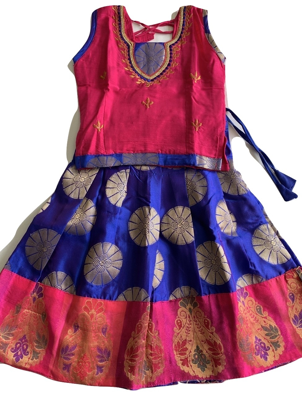 pattu pavadai for 2 year old baby