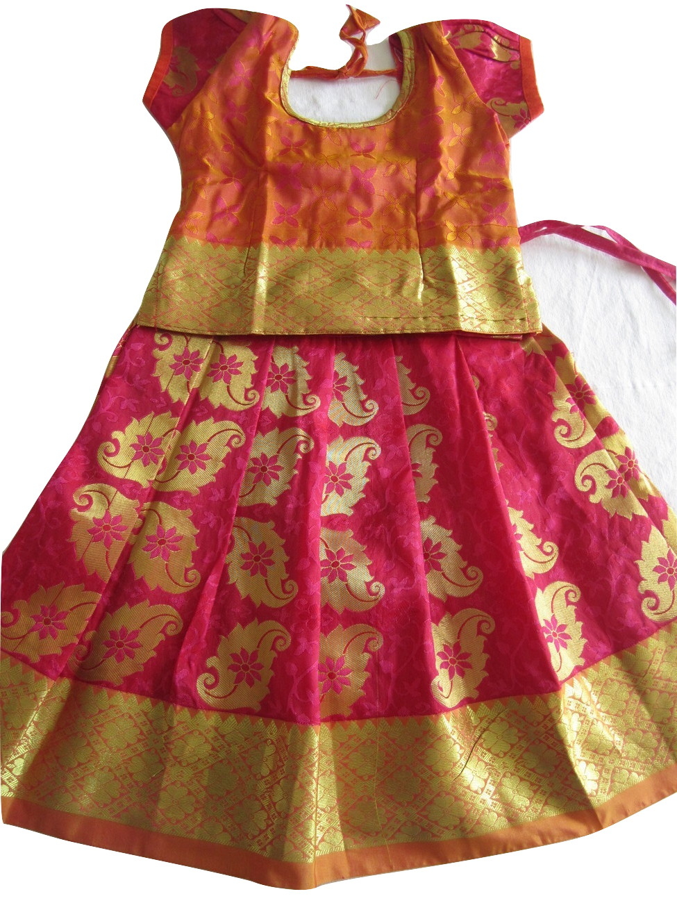 pattu pavadai for 2 year old