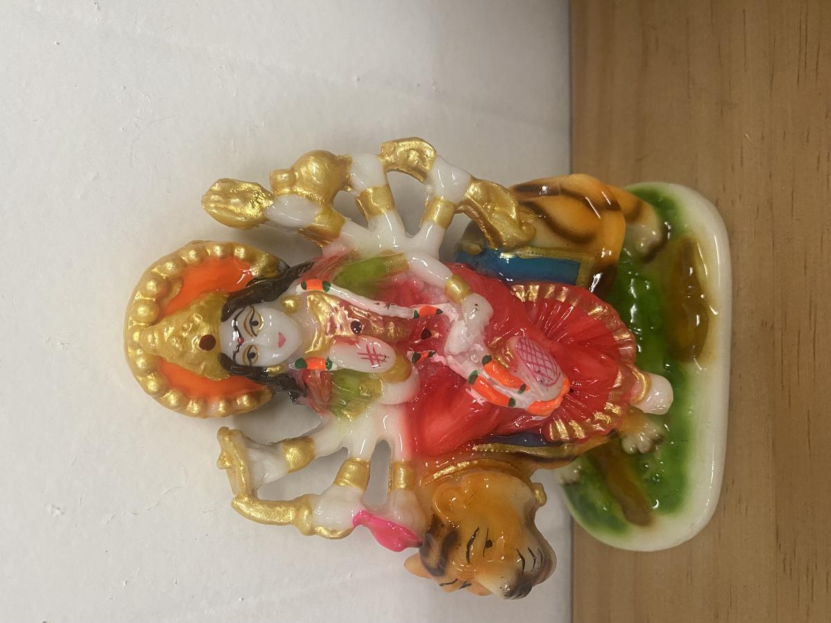 Durga Mata 4 Inch Marble Statue