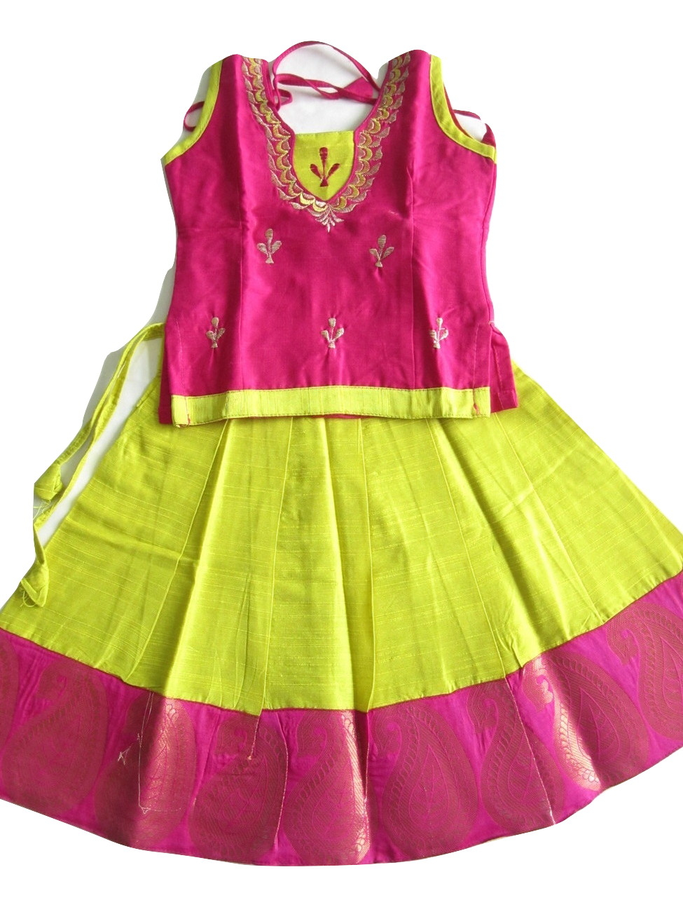 pattu pavadai dress