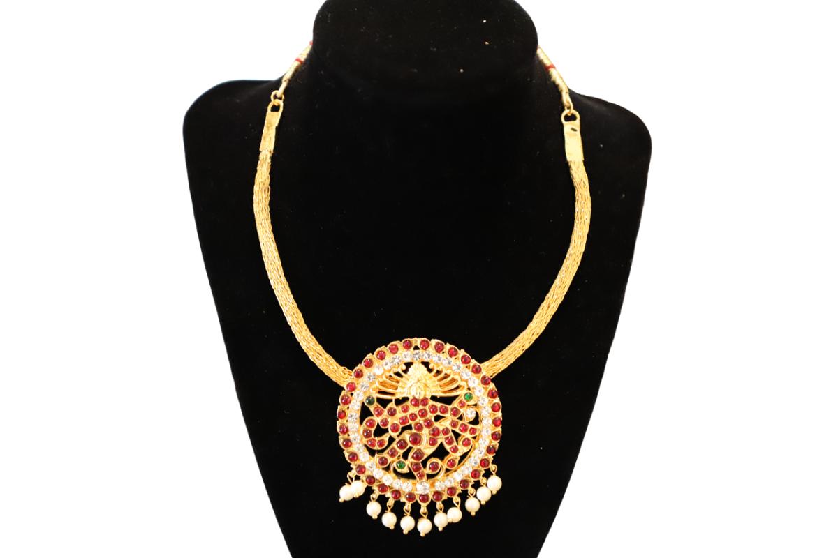 Traditional Nataraja Design Necklace
