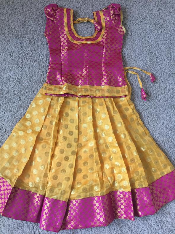 pattu pavadai for 3 year old