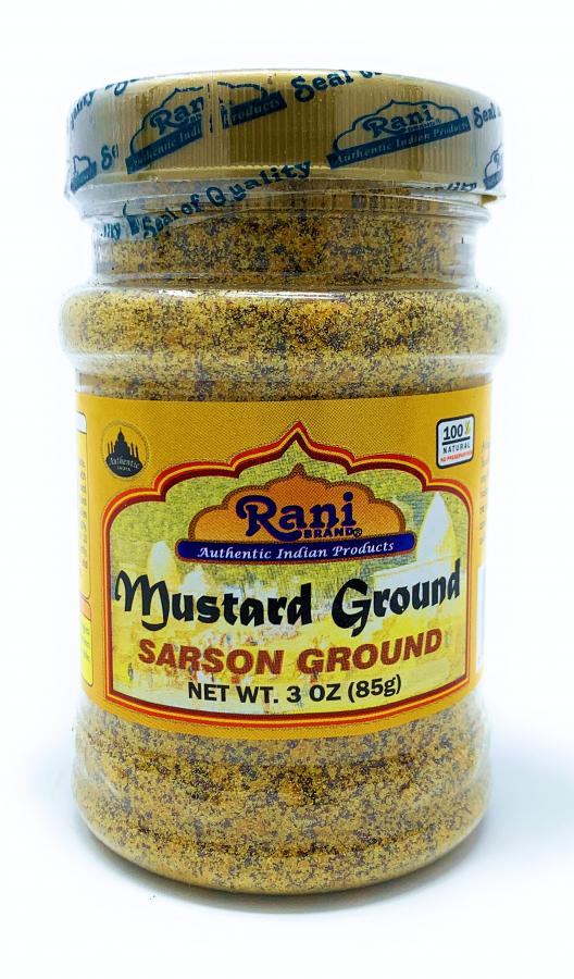 Rani Mustard Seeds Ground, Powder Spice (Rai Sarson) 3oz (85g) All Natural ~ Gluten Free Ingredients | NON-GMO | Vegan | Indian Origin Rani Mustard Seeds Ground, Powder Spice (Rai Sarson) 3oz (85g) All Natural ~ Gluten Free Ingredients | NON-GMO | Vegan | Indian Origin