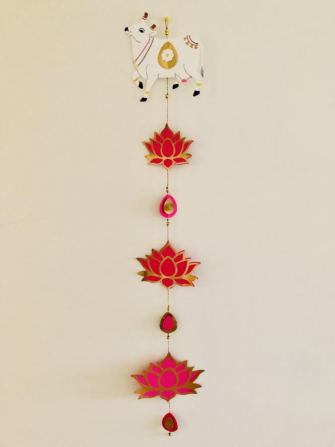 Pichwai cow wallhanging housewarming decor wall decor